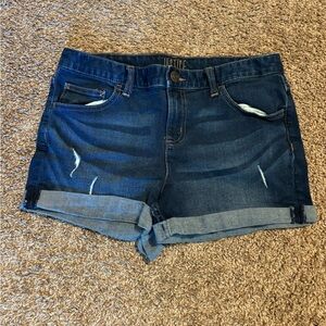 Girl’s Justice Dark Denim Shorts Size 16P